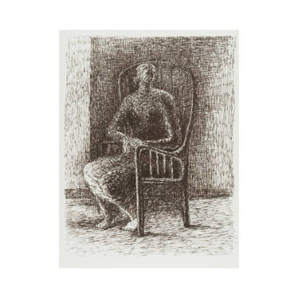 Seated Figure V: Wickerwork Chair