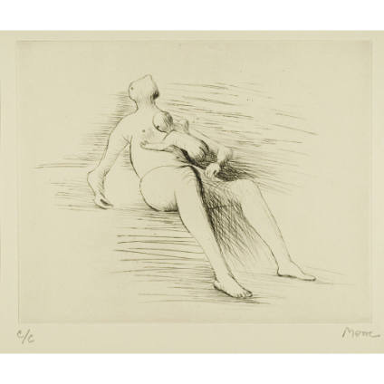 Reclining Mother and Child II