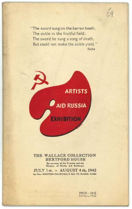 Artists Aid Russia Exhibition.