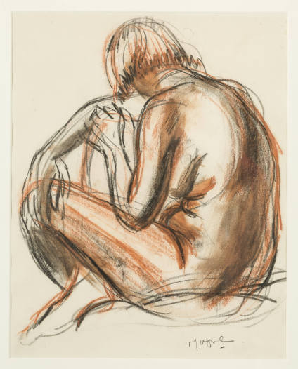 Nude Study of a Seated Girl