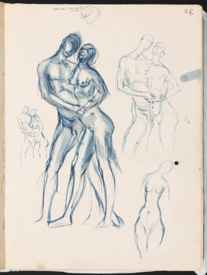 Studies of Standing Nudes