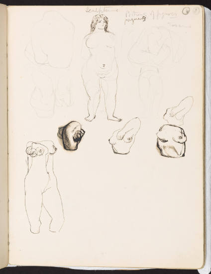 Standing Figures and Other Studies