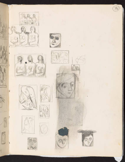 Studies of Heads, Figures and Animals