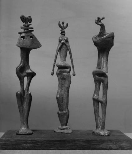Maquette for Three Standing Figures