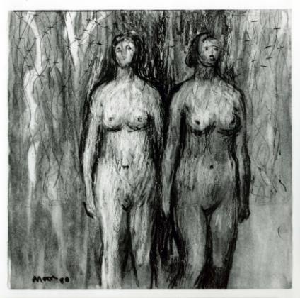 Two Standing Nudes