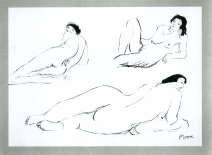 Three Reclining Nudes