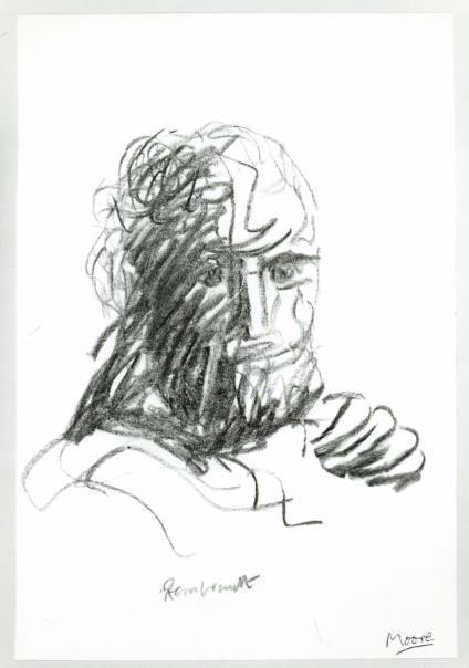 Study of a Head after Rembrandt