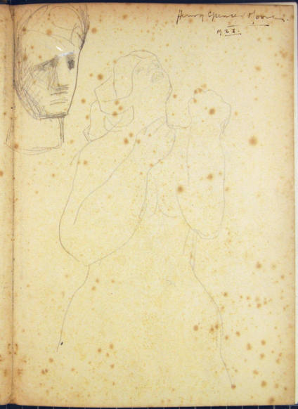 Standing Figure and Head