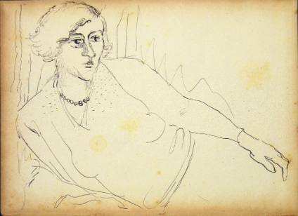 Reclining Woman with Necklace