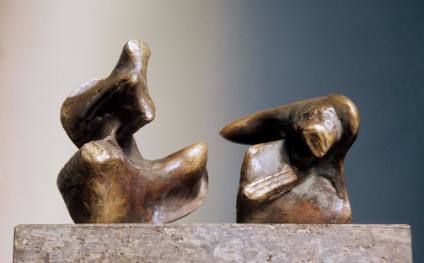 Maquette for Two Piece Reclining Figure: Points