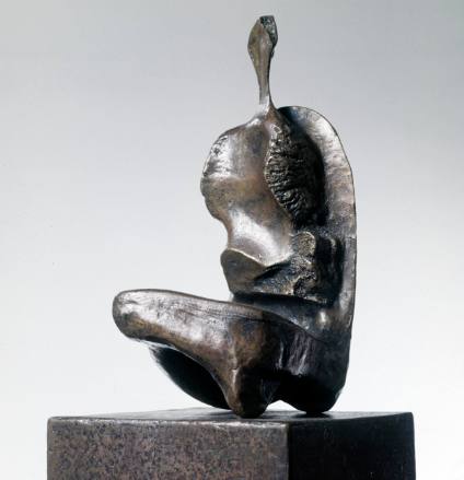 Maquette for Seated Woman: Thin Neck