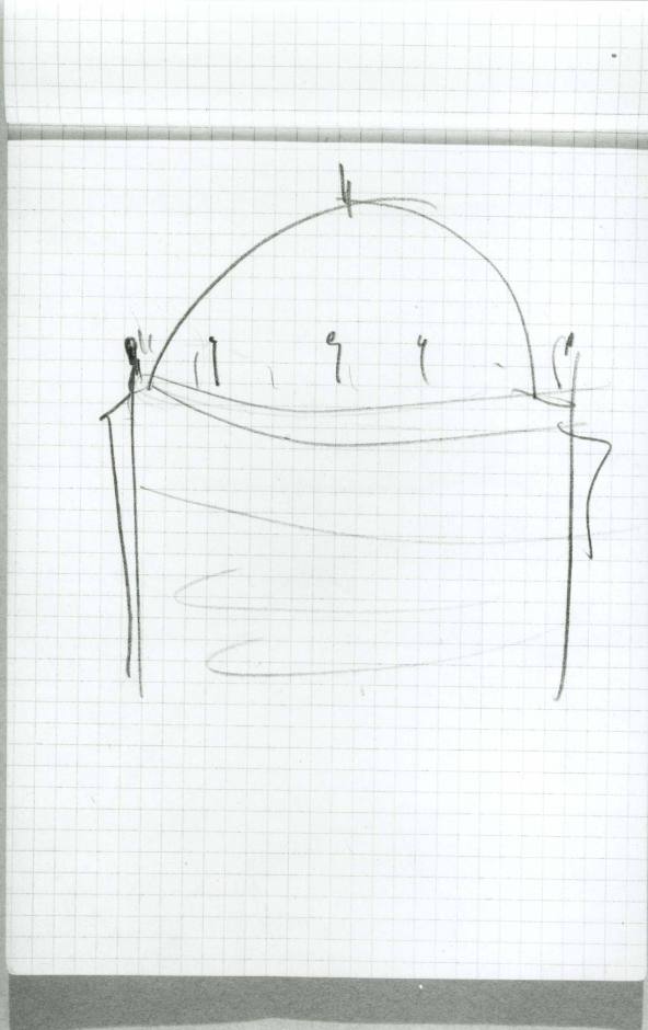 Sketch of Pisa Baptistry Cupola