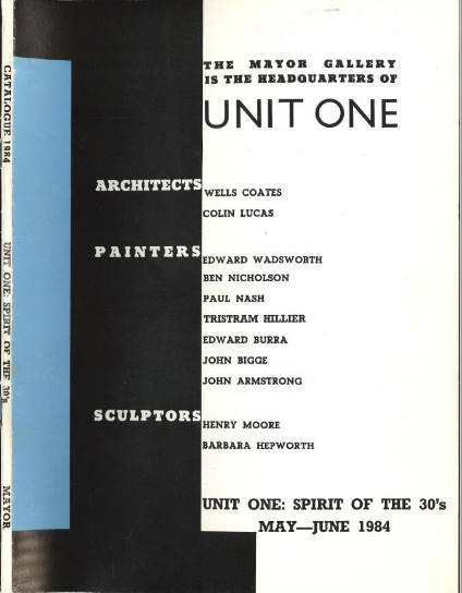 Unit One: spirit of the 30's.