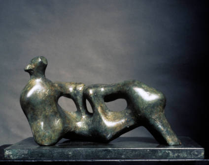 Maquette for Reclining Figure: Holes