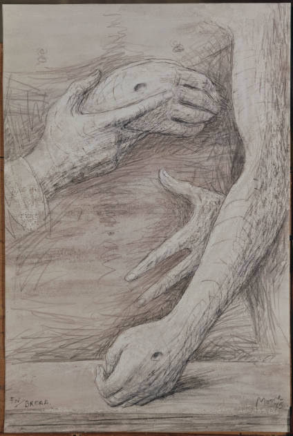 Study of Hands after Giovanni Bellini's 'Pietà'