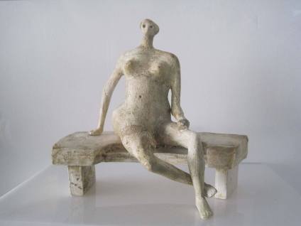 Seated Woman with Crossed Feet