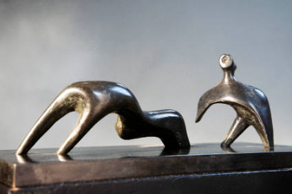 Two Piece Reclining Figure: Thin