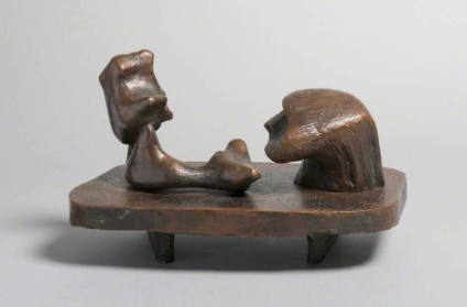 Two Piece Reclining Figure: Maquette No.6