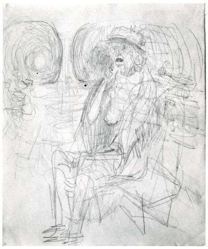 Shelter Scene: Seated Woman