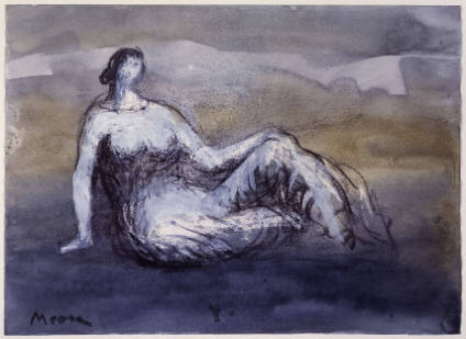 Woman Seated on Ground