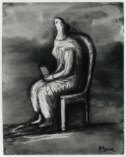 Seated Woman Reading a Book
