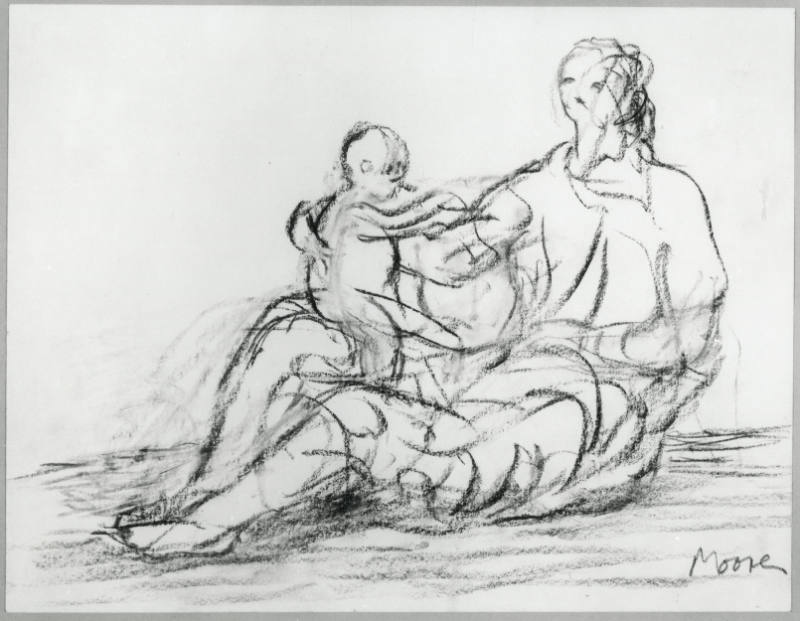 Seated Mother and Child II