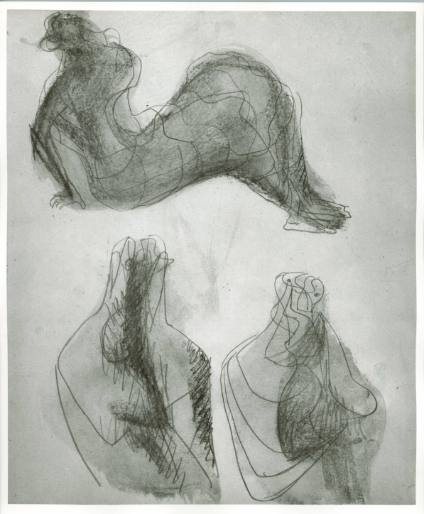 Reclining Figure and Two Half-Figures