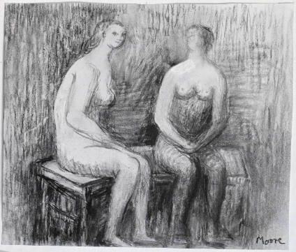Two Seated Women I
