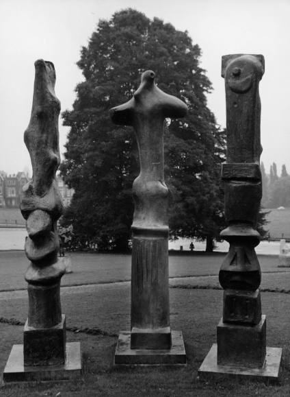 Arnhem, Holland, 1958. Upright Motives nos 1, 2, 7 in situ. Photo Edwin Smith.