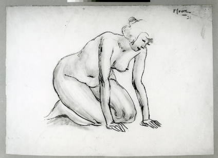 Kneeling Female Nude