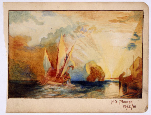 Sketch after J.M.W. Turner's 'Ulysses Deriding Polyphemus'