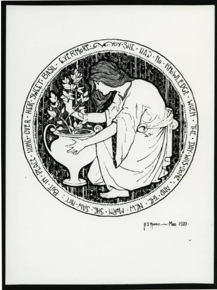 Illustration to Keats's Poem 'Isabella or the Pot of Basil'