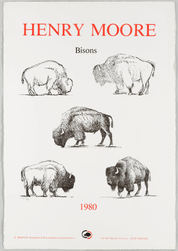 HENRY MOORE
Bisons