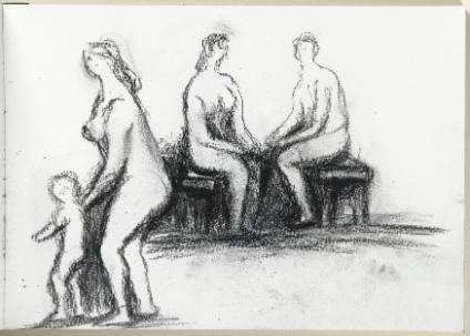 Mother and Child and Seated Figures
