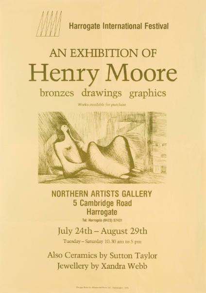 AN EXHIBITION OF Henry Moore 
bronzes drawings graphics