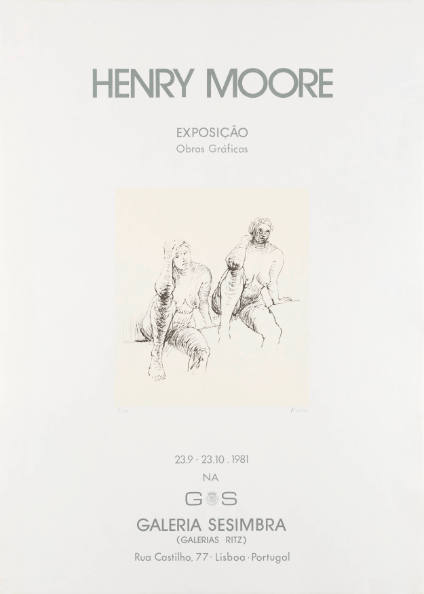 HENRY MOORE
EXPOSIÇÃO Obras Gráficas (Exhibition of Graphic Works)