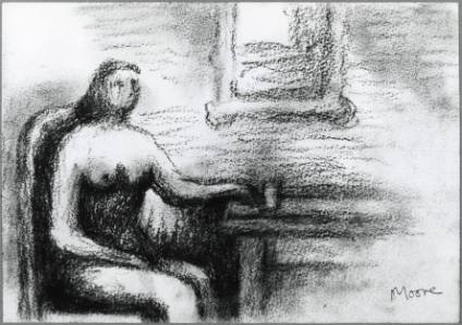 Woman Seated in an Interior