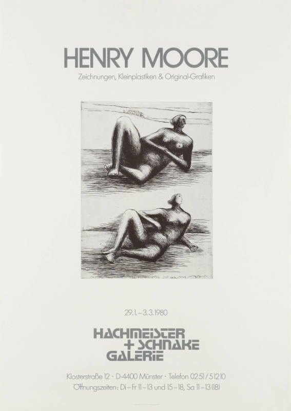 HENRY MOORE
Zeichnungen, Kleinplastiken & Original-Grafiken 
(Drawings, Maquettes and Graphics)