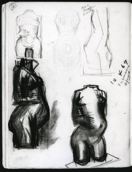 Studies of Pregnant Torso