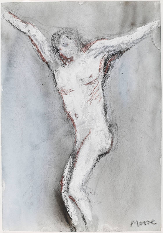 Male Figure with Outstretched Arms