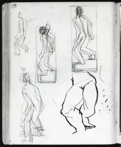 Studies of a Male Figure