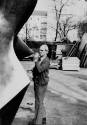 Noack Foundry, Henry Moore inspecting Large Spindle Piece (LH 593), c.1977