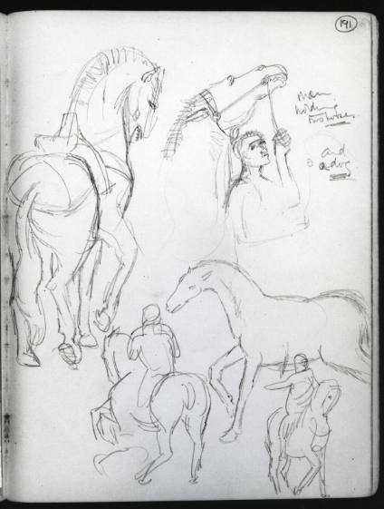 Studies of Horses and Figures