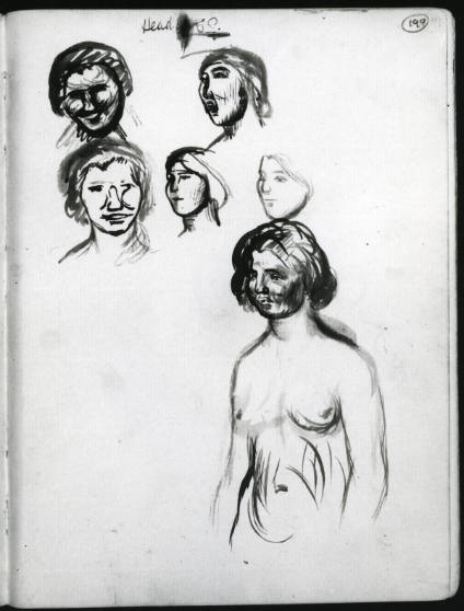 Studies of the Head of Edna Ginesi