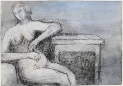 Nude Seated at Table