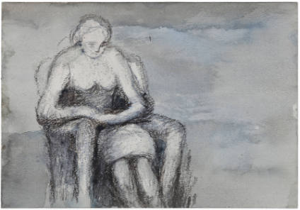 Figure Seated in Armchair