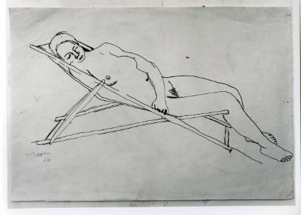 Woman in a Deck Chair