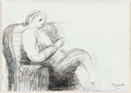 Seated Figure in Armchair