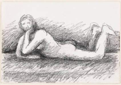 Reclining Nude on Stomach