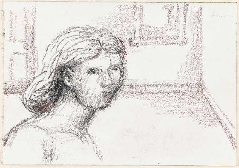 Head of Woman in an Interior
